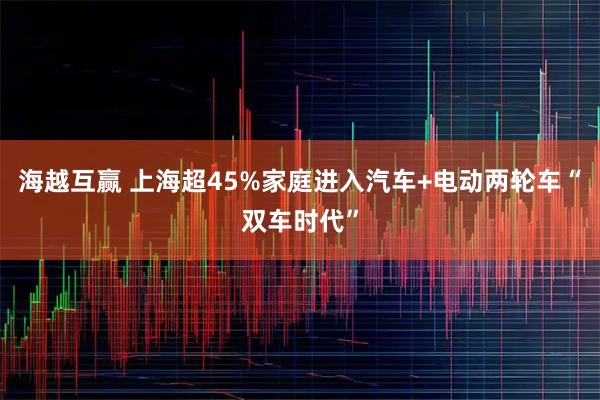海越互赢 上海超45%家庭进入汽车+电动两轮车“双车时代”